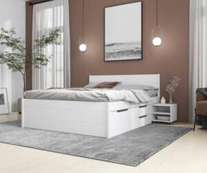 Inter Link - Bed with Drawers