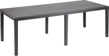 IPAE-Progarden 8009271014725 Queen Rectangular Extensible Rattan