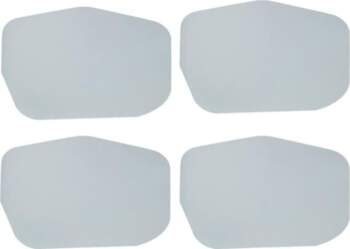 Irregular Leather Placemats, Set of 4