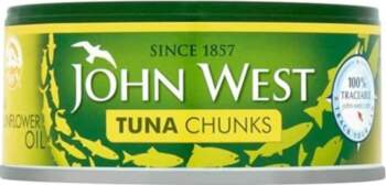 John West tunča gabaliņi eļļā, 145