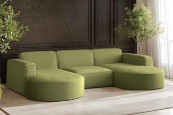 Kaiser Möbel - Corner Sofa, U-Shape