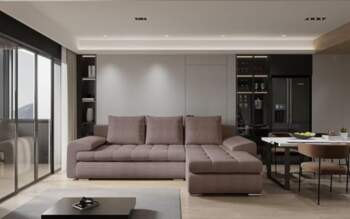 Kaiser Möbel - Corner Sofa with