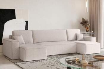 Kaiser Möbel, Corner Sofa with Sleep
