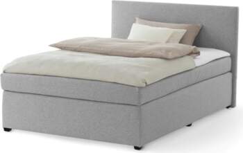 KHG Box Spring Bed Grey Hardness