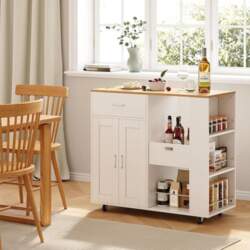 Kitchen Cabinet with Worktop Sideboard Storage