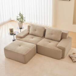 L Sofa Small, Frameless Modular Sofa