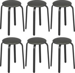 Lestarain Set of 6 Stackable Stools