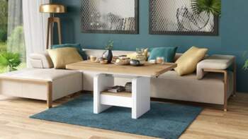 Lexus Designer Coffee Table Height-Adjustable Extendable