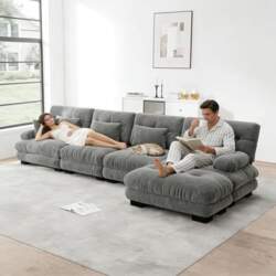 Luxury Modular Corner Sofa - Oversized