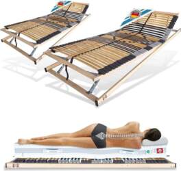 Matratzen Perfekt Set of 2 Slatted