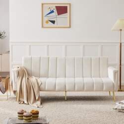 Merax Folding Sofa Bed, Large Couch