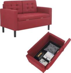 Mingone 2-Seater Sofa with Storage Space