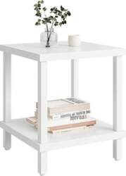 MLBZ06W Large Side Table Square Modern