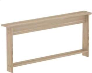 Modern Console Table with Rectangular Base