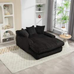 Modern Cord Sofa Bed Cloud Couch