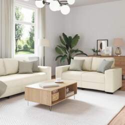 Modernes Sofa Set 2 Teile Beige