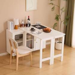 ModernLuxe Bar Table with Extendable Table