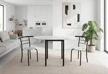 MOMMA HOME Extendable Kitchen Table with
