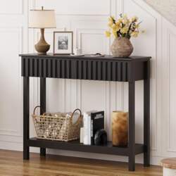 Narrow Console Table with 2 Drawers