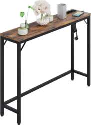Narrow Console Table with Socket and