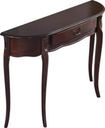 Narrow Crescent Moon Console Table Made