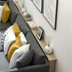 Narrow Sofa Table Console Table Behind