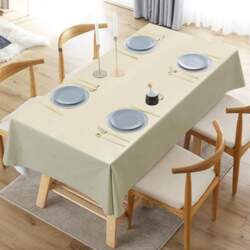 Newthinking PVC Tablecloth Wipe Clean Waterproof