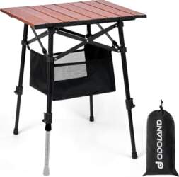 Odoland Camping Table Height Adjustable with
