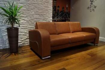Oslo 3 Seater Real Leather Sofa