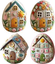 Patchwork Filz House Diys Kit |