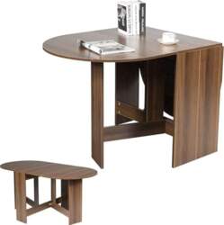 RELAX4LIFE Folding Dining Table, Kitchen Table