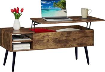 Relaxdays Coffee Table with Storage Space