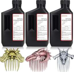RepRapper Metallic Gloss 3D printera sveķi