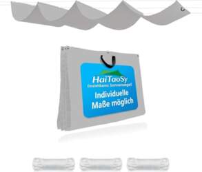 Retractable Wave Awning, Waterproof, Rectangular with
