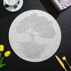 Round Place Mats, Set of 2