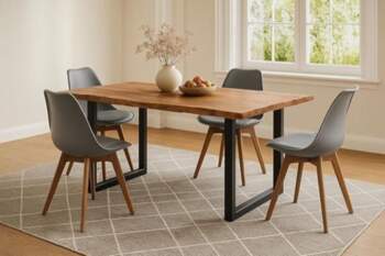 SAM 5-Piece Quinn Dining Table with