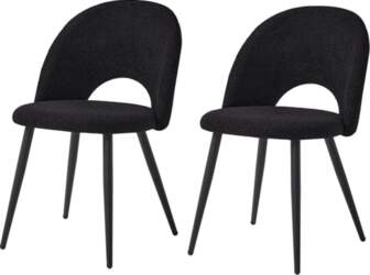 Set of 2 Dining Chairs, Teddy