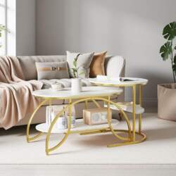 Set of 2 Extendable Coffee Tables