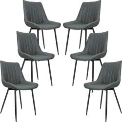 Set of 6 Dining Chairs with