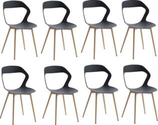 Set of 8 Dining Chairs with