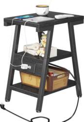 Side Table with Charging Station, Small