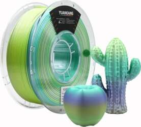 Silk Rainbow PLA 3D printera filaments