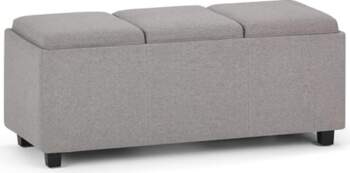 Simpli Home SIMPLIHOME Avalon Ottoman Ottoman