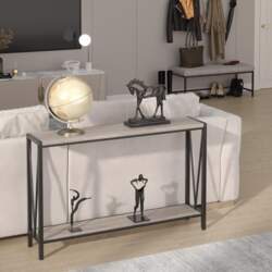 Slim Sofa Table with 2 Levels