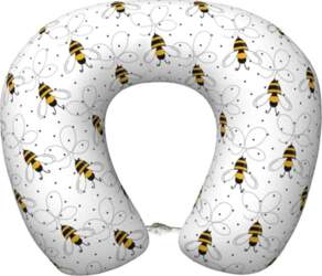 Small Bee ceļojuma spilvens Memory Foam