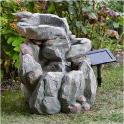 Smart Solar Rock Fall Fountain 1170530