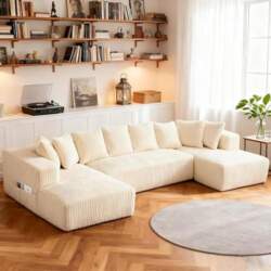Sofa with Sleep Function, 4-Seater Velour