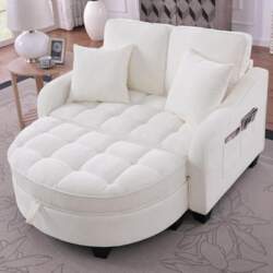 Sofa with Sleep Function, Chaise Longue