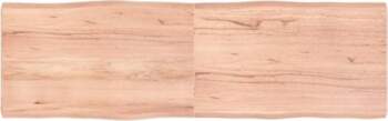 Solid Treated Light Brown Table Top