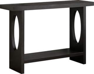 Solid Wood Console with Open Storage